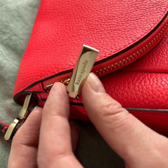 EUC Kate Spade Convertible Hot Pink Crossbody - Picture 10 of 12